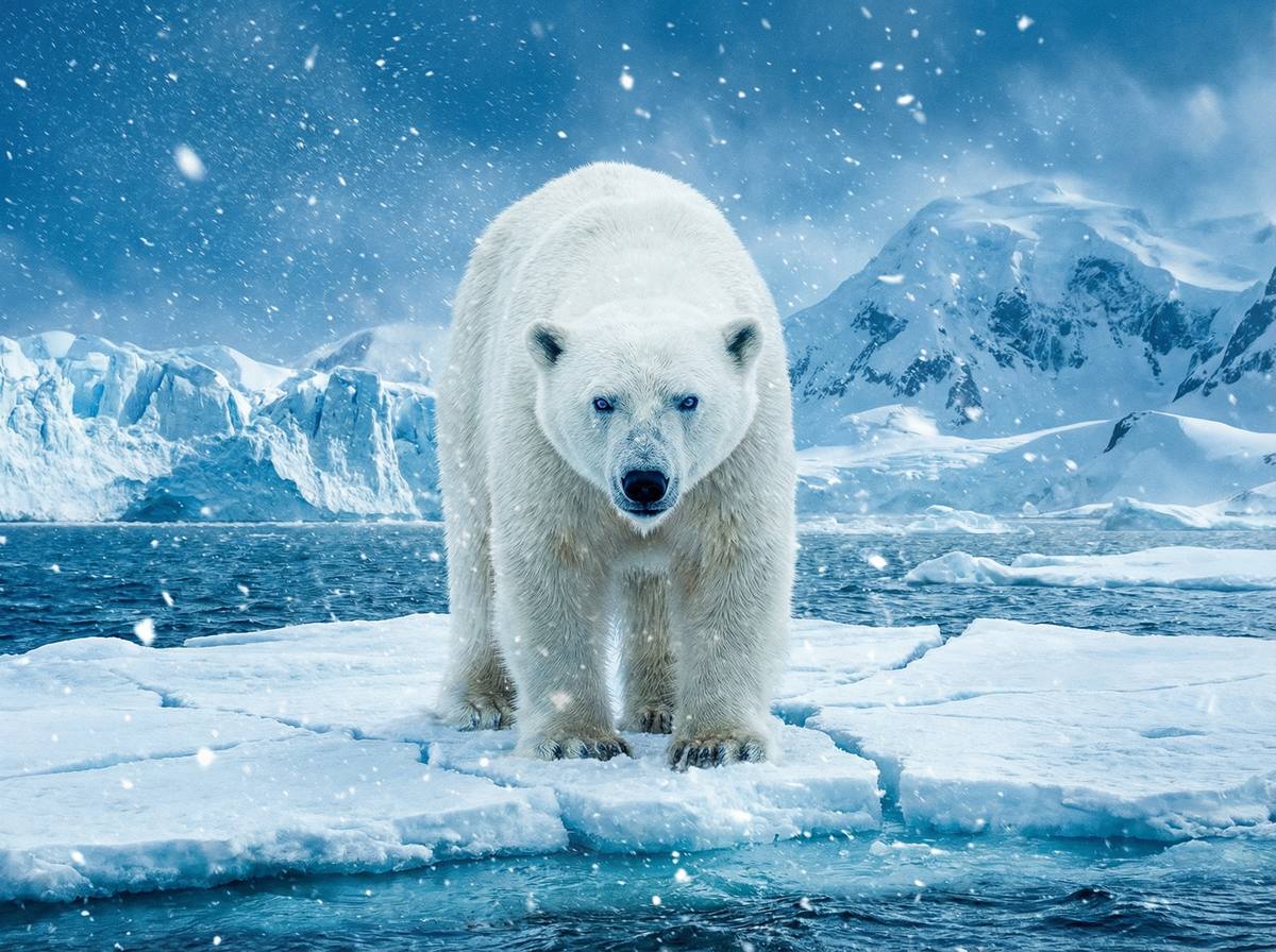 免费看片北极熊视频 - 极地北极熊母子嬉戏生活视频